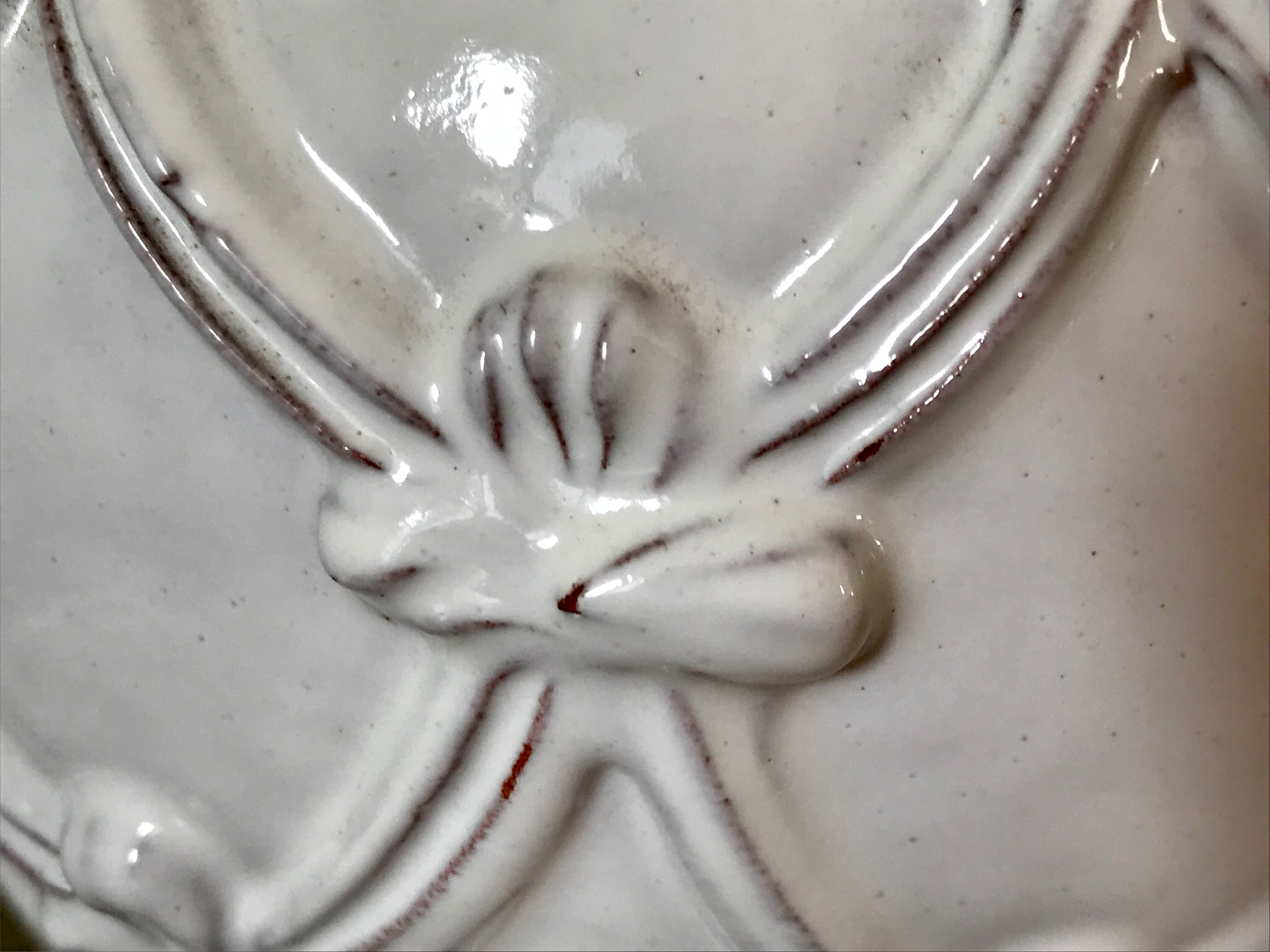Vintage glazed ceramic lamp