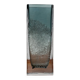 Mid-Century Vase in German Glass Block, 1960s