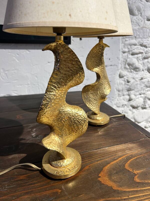 Paire de lampes de Nicolas de Wael pour Fondica