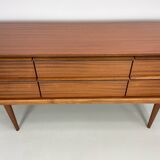 Vintage sideboard with 6 drawers from Austinsuite design by Frank Guille from the 1960s.