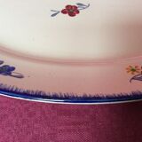 Oval dish Digoin Sarreguemines Mary-Lou