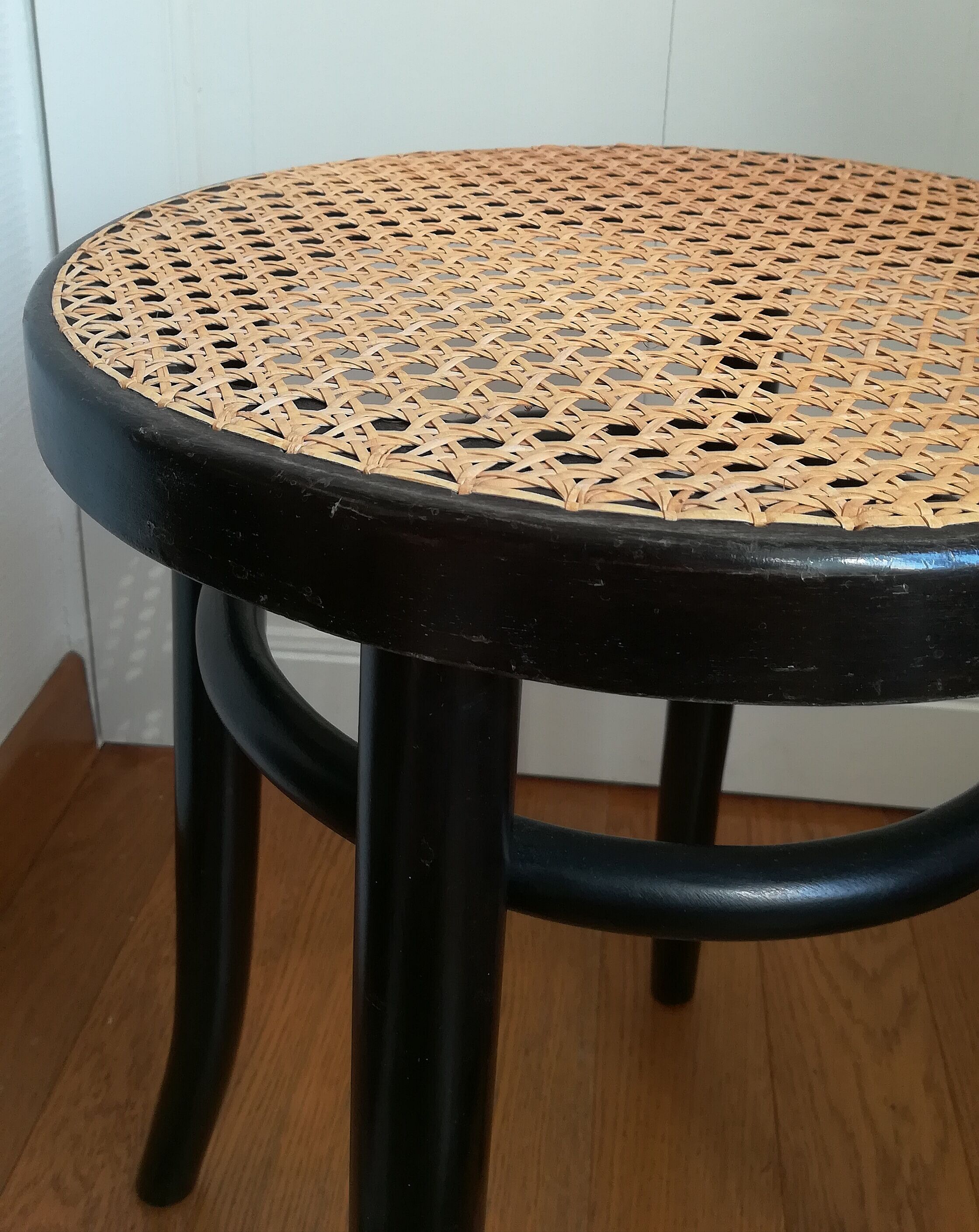 Black bistro seating cannage