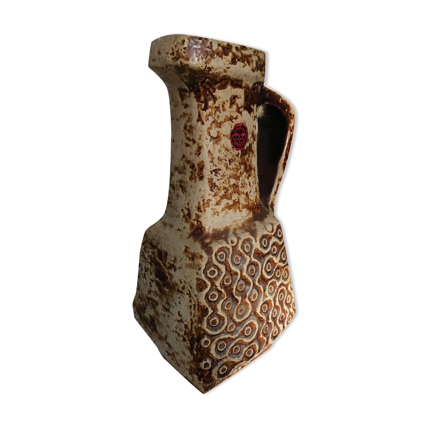 Vase jug bay vest germany style fat lava 1960