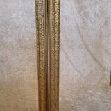 Brass and bronze steel firewall 4 panels XIX°