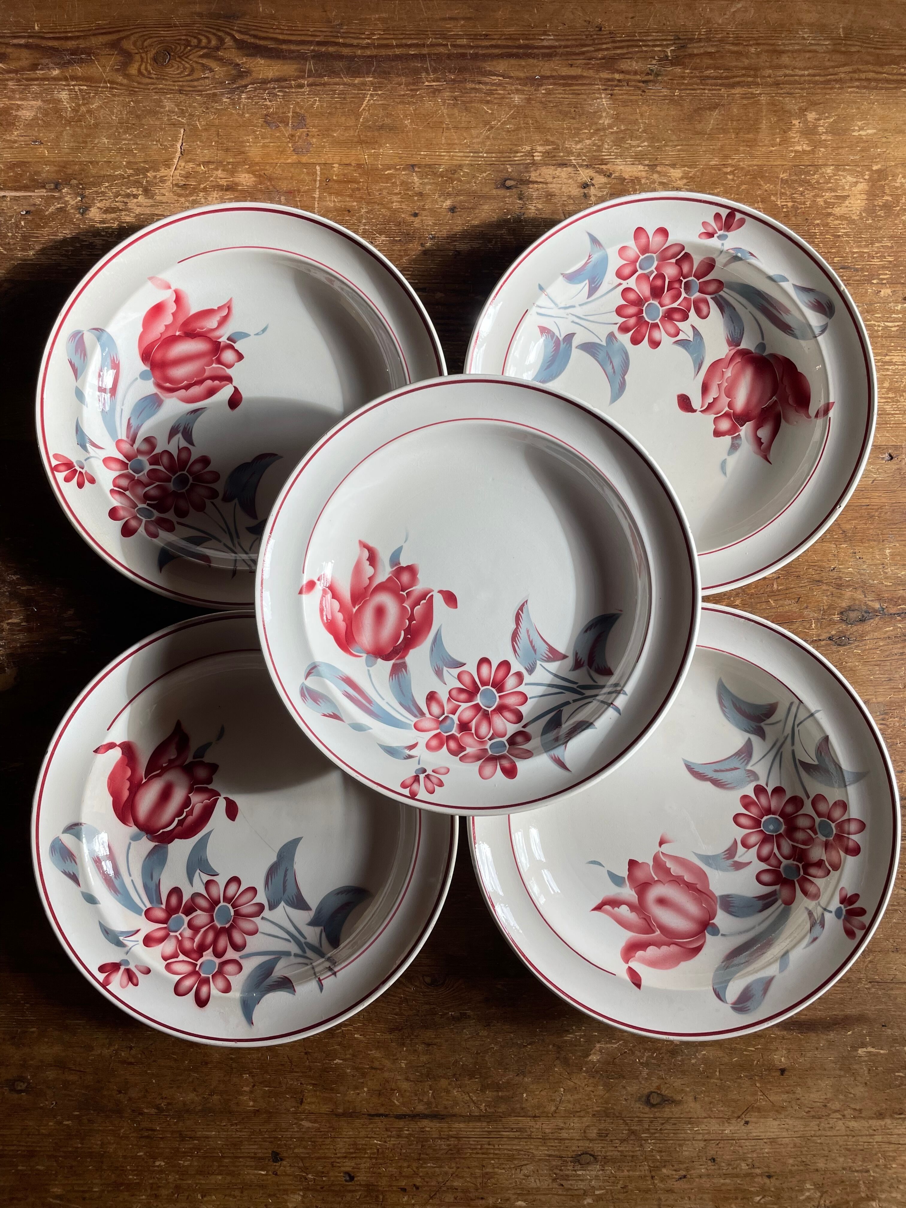 Plates "Mégève" Moulin des loups