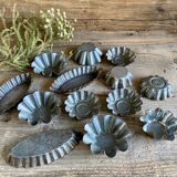 Cake molds, tarts, vintage French