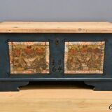 Painted Pine Chest, Eastern Europe – Late 19th Century