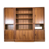 70s Dyrlund teak shelf wall unit Danish Modern Design Denmark
