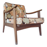 Scandinavian teak armchair from the 60s