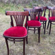 Chaises bistrot velours