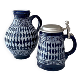 Vintage stoneware Mari&Remy, vintage jug, German Bembel cider