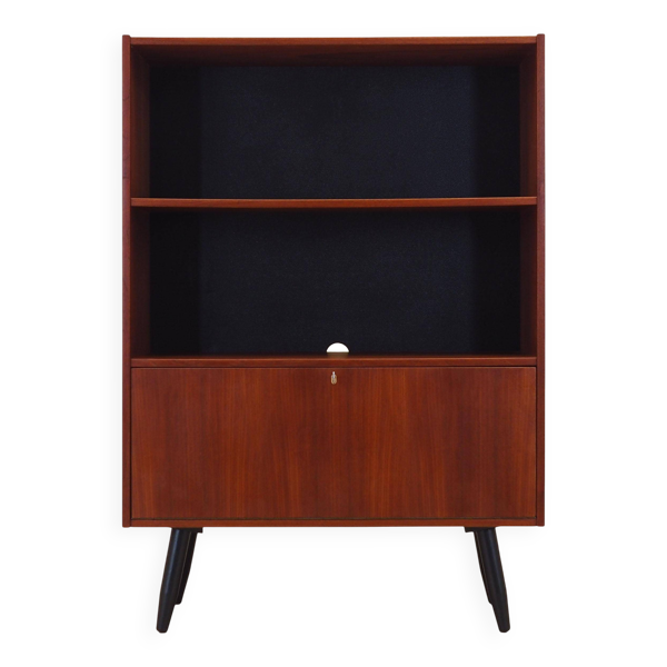 Bibliothèque en teck, design danois, années 1960, fabriquée au Danemark