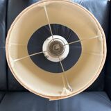 Porcelain and fabric lamp
