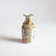 Famille rose medallion porcelain vase, early 20th century.