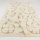 Turkish Cream & Brown Modern Vintage Rug, 179x273Cm