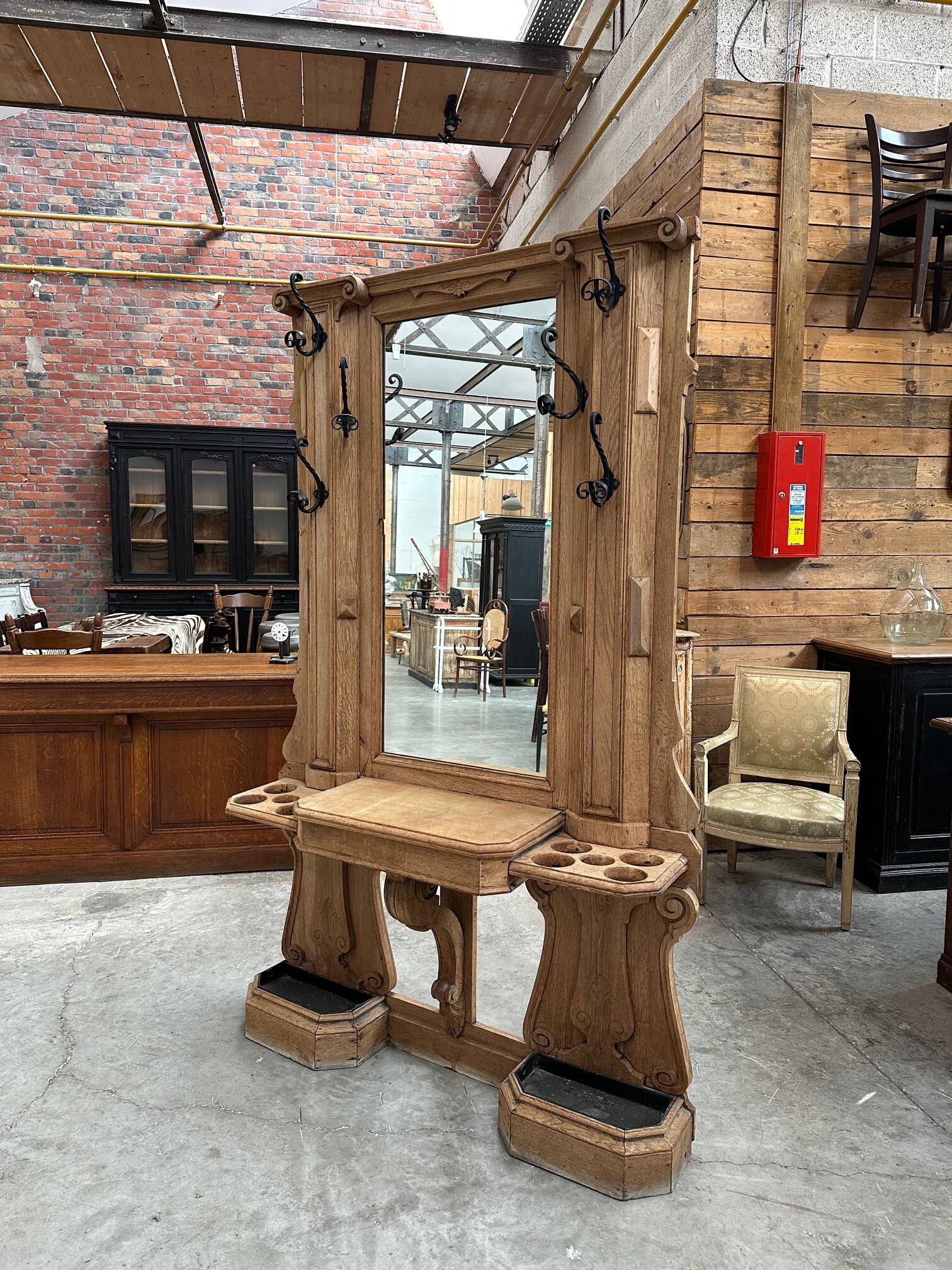 19th century oak entrance hall