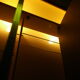 Pharmacy cabinet, 3 mirror doors, double lighting, power outlet and Bakelite switch