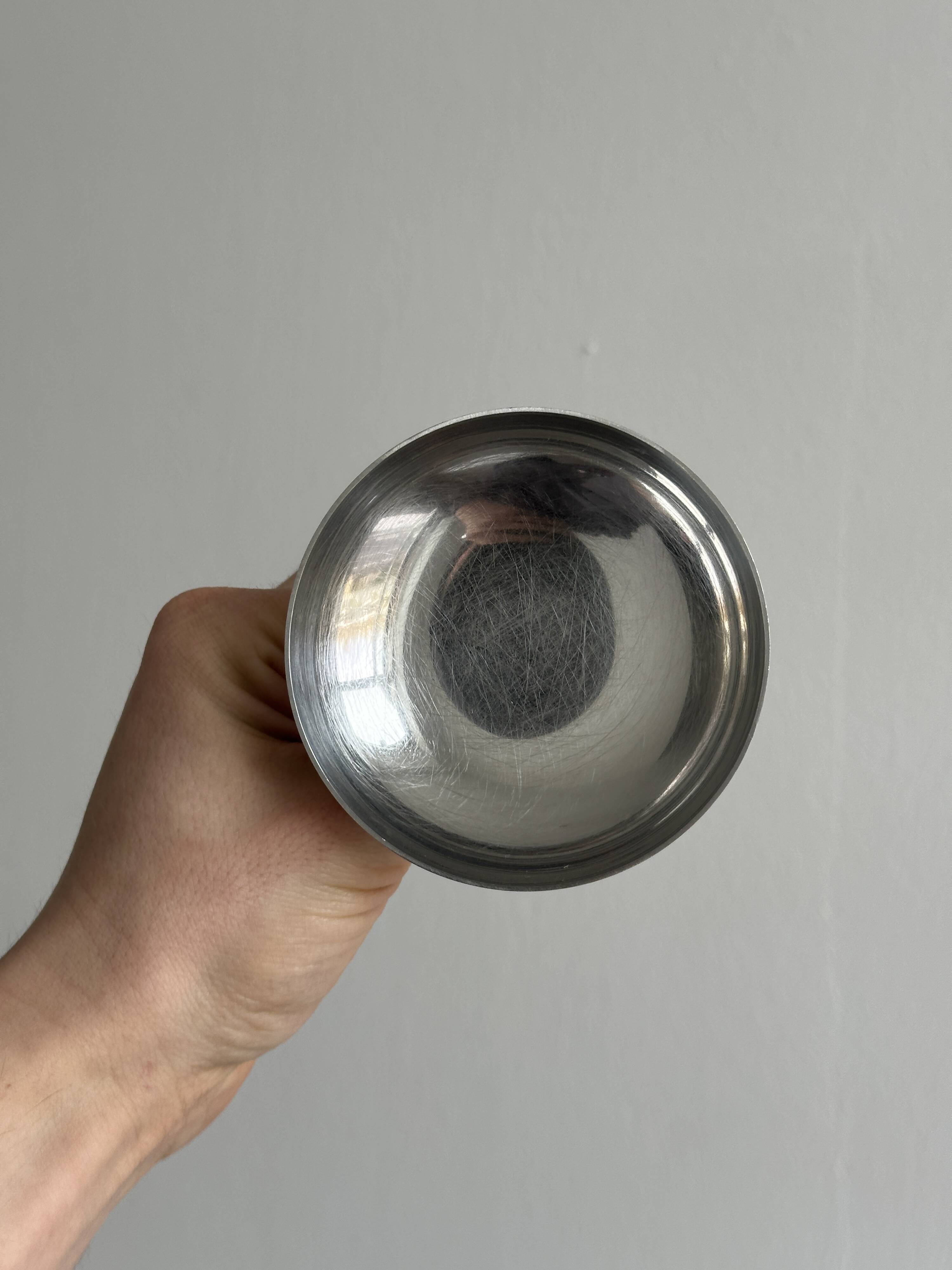 6 Letang Remy stainless steel footed bowls