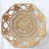 Old braided lace basket