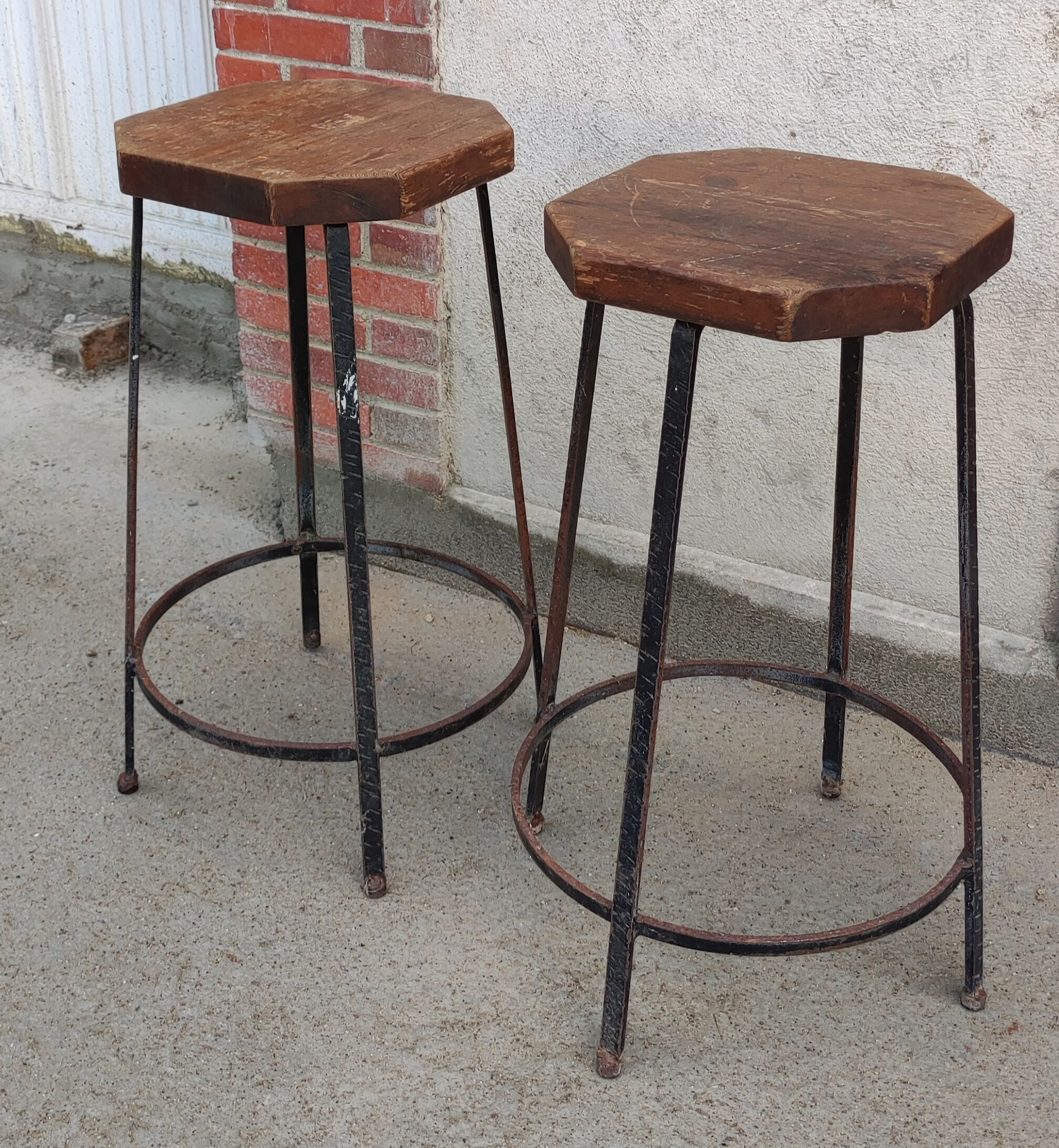Pair of vintage stools