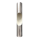 Brushed chrome metal wall light, Maija Liisa Kormulainen – Raak Design 1970