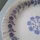Assiette creuse Dany en faïence de Digoin