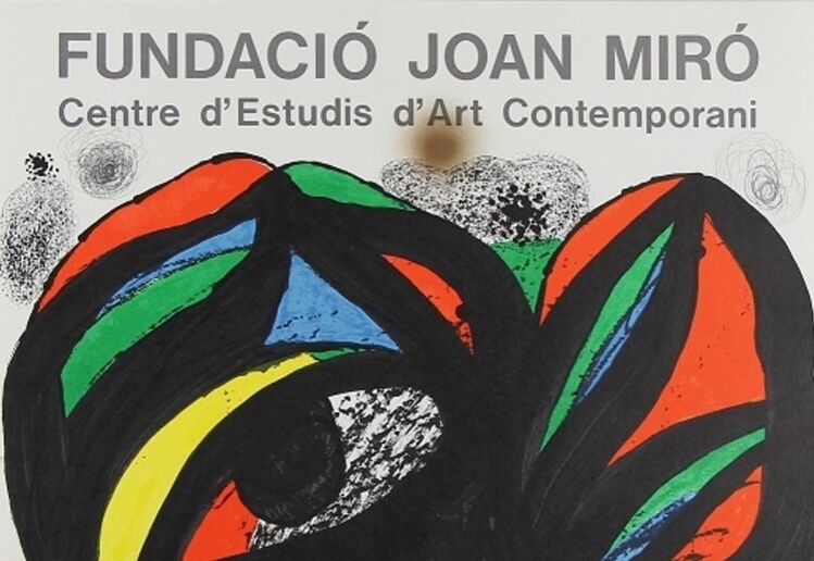 Joan Miró - original exhibition poster, 1975
