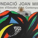 Joan Miró - original exhibition poster, 1975