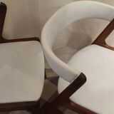 Pair of T21 Fire model chairs by Kai Kristiansen circa 1960