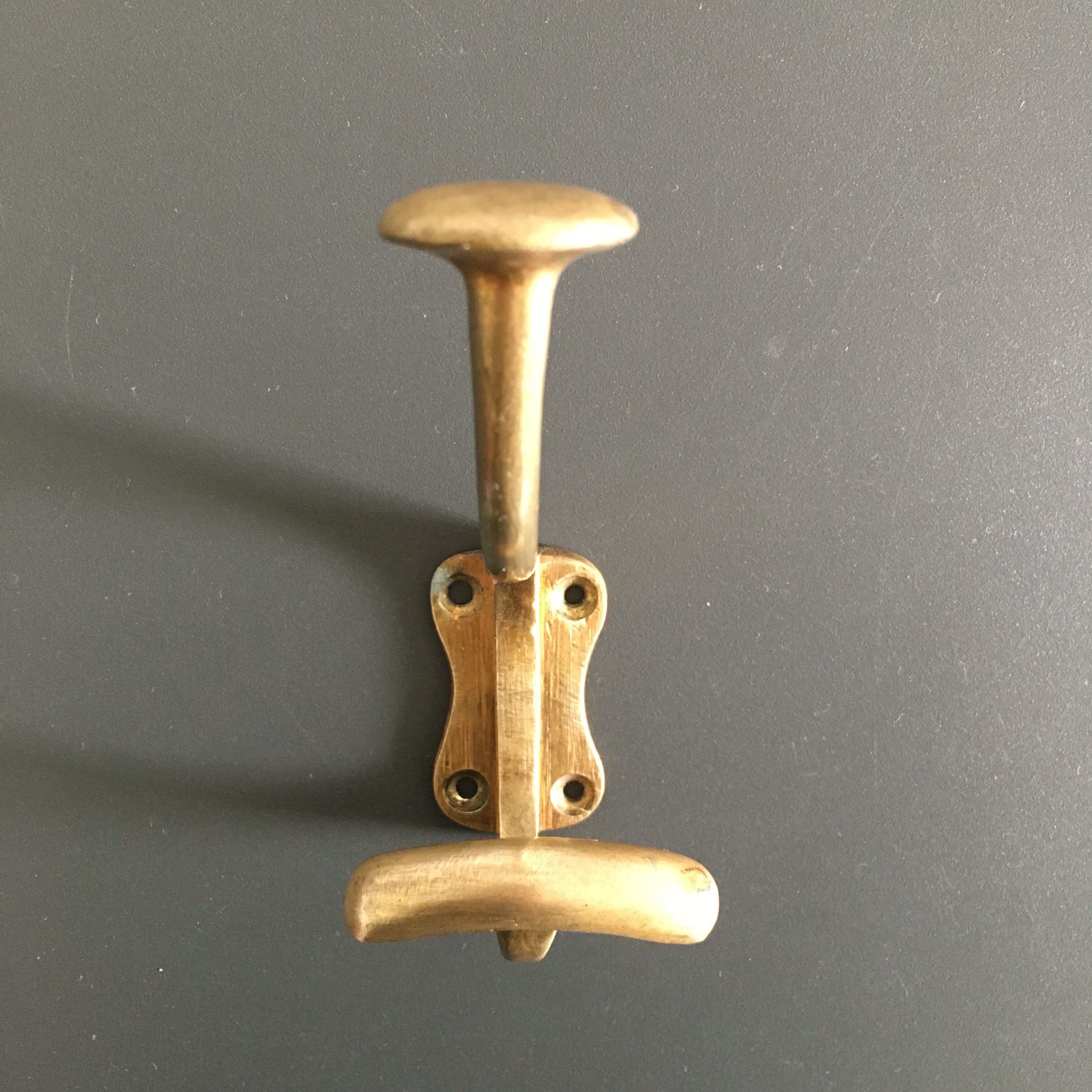 Retro brass patère
