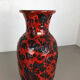 Large Pottery super color Fat Lava Multi-Color 239-41 Vase Scheurich WGP, 1970s
