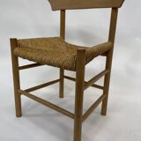 Vintage chair danish design papercord 60s dining chair