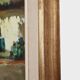 Belgian Painting of a farm scene with gilded wooden frame by Jos Pauwels, 1