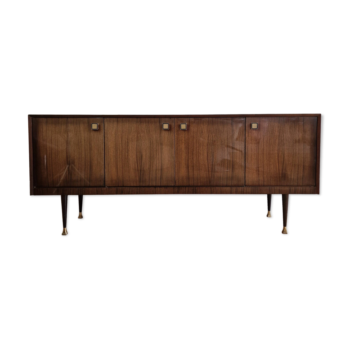 Mid-Century Modern Italian Mahogany Sideboard, 1960s