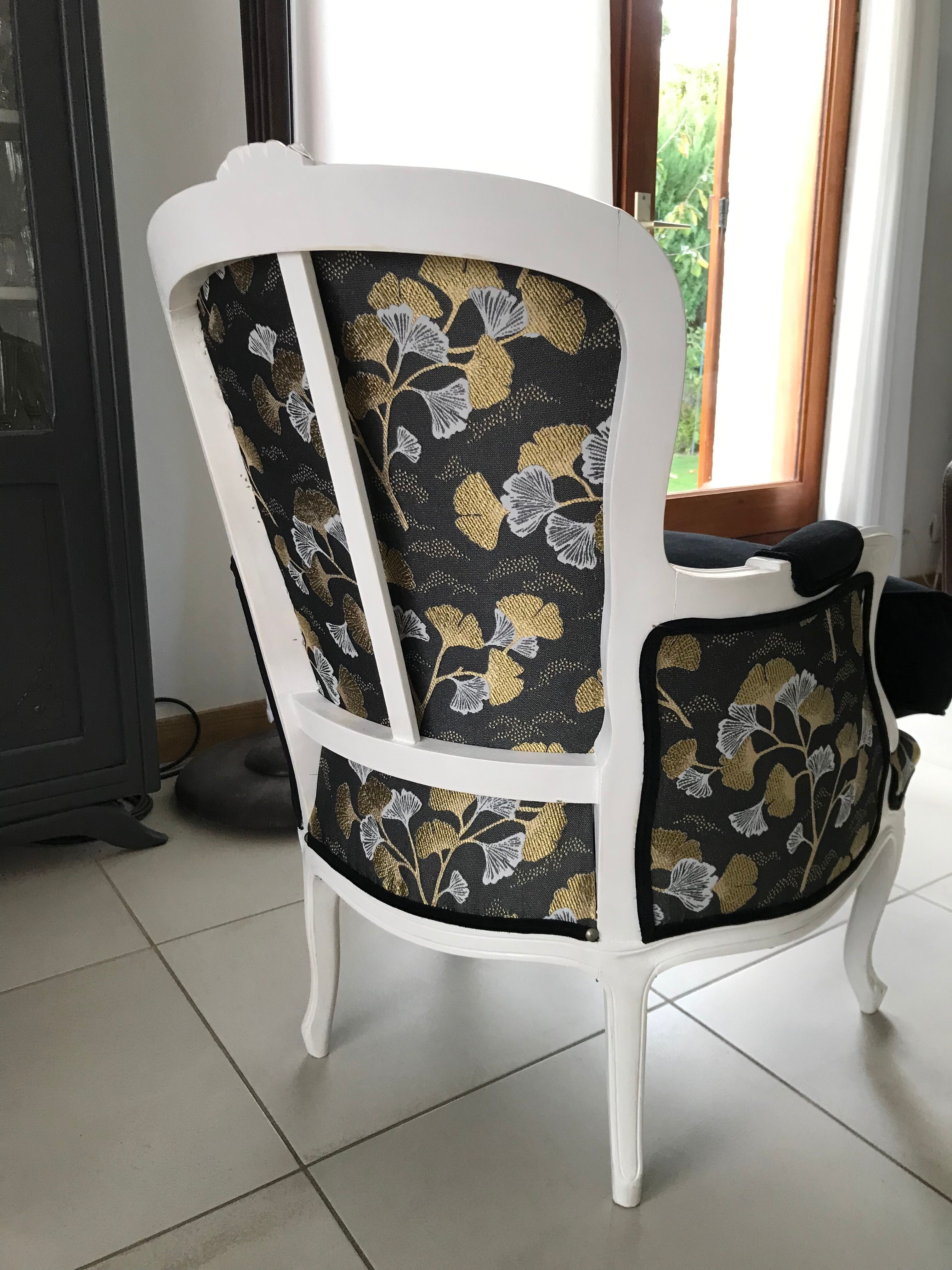 Old shepherdess armchair