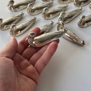 18 porte-couteaux en métal Canard
