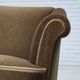 1960s, Danish 3-seater sofa, olive green furniture velour, beech wood.
