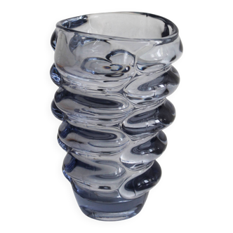 1960’s Bohemian Glass Vase by Vladislav Urban for Hermanova Hut Glasswork