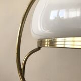 Lustre Napoléon III en opaline et laiton doré