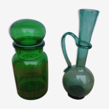 Jar and vase