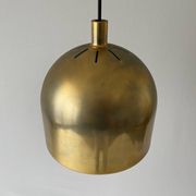 Suspended lamp in gold metal A Space by Staff Leuchten, 1970s, Germany