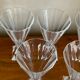 Art Deco crystal champagne coupes from Arques