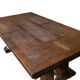 Large solid oak table by Joseph Savina 1950