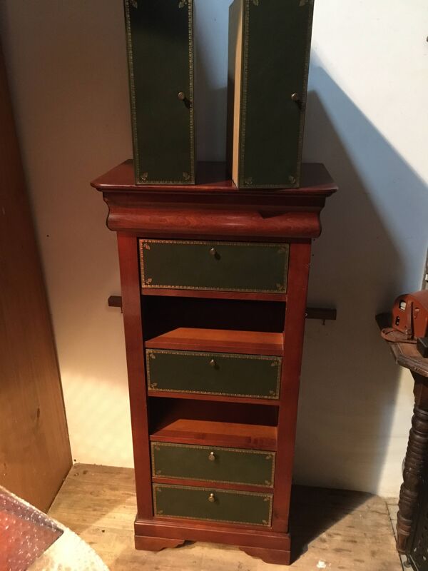 Cartonnier de notaire en merisier couleur acajou''félix monge