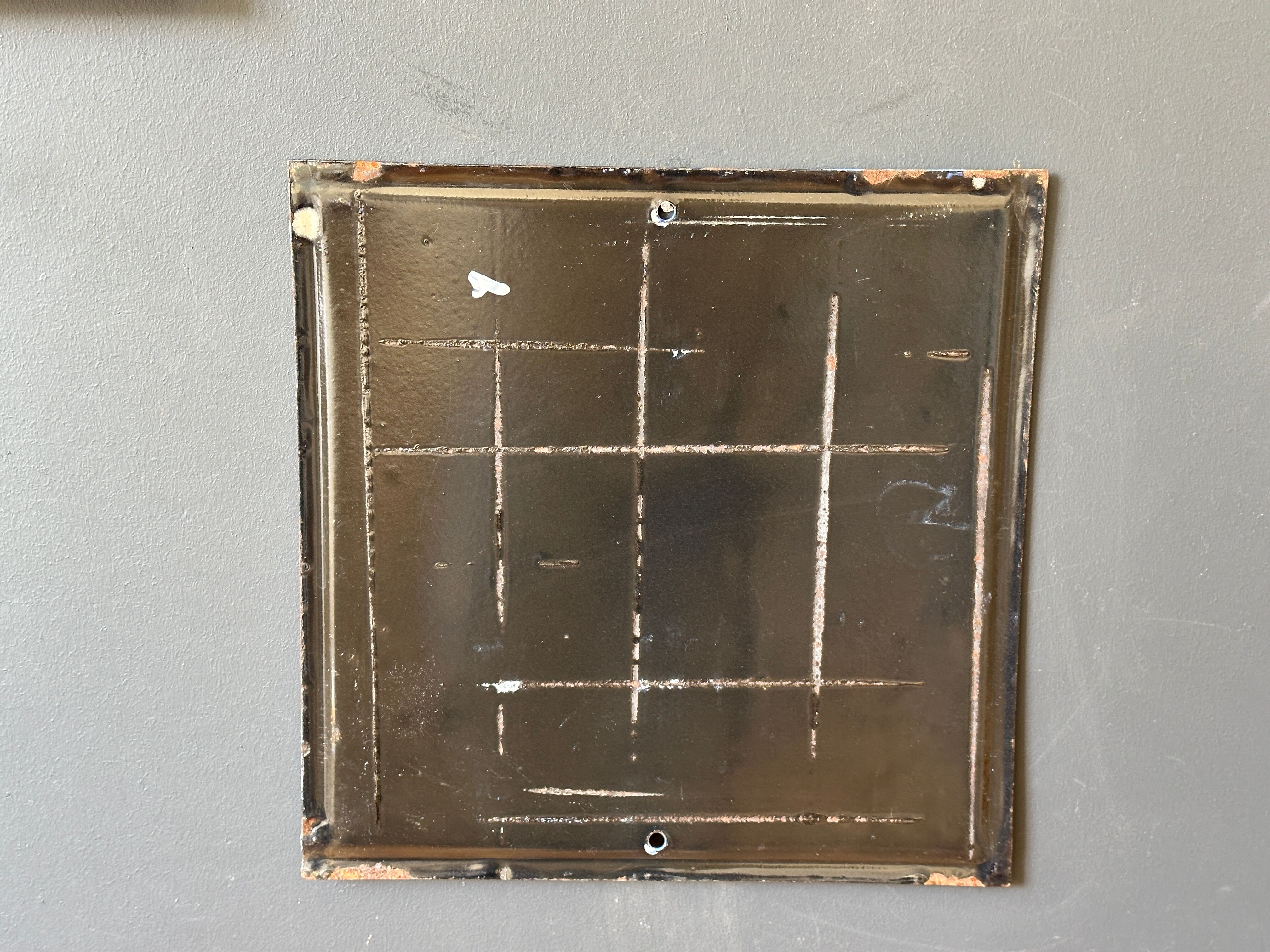 Smoking area vintage Europe industrial enamel sign decoration