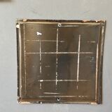 Smoking area vintage Europe industrial enamel sign decoration