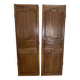 Pair of 19th century oak cabinet doors