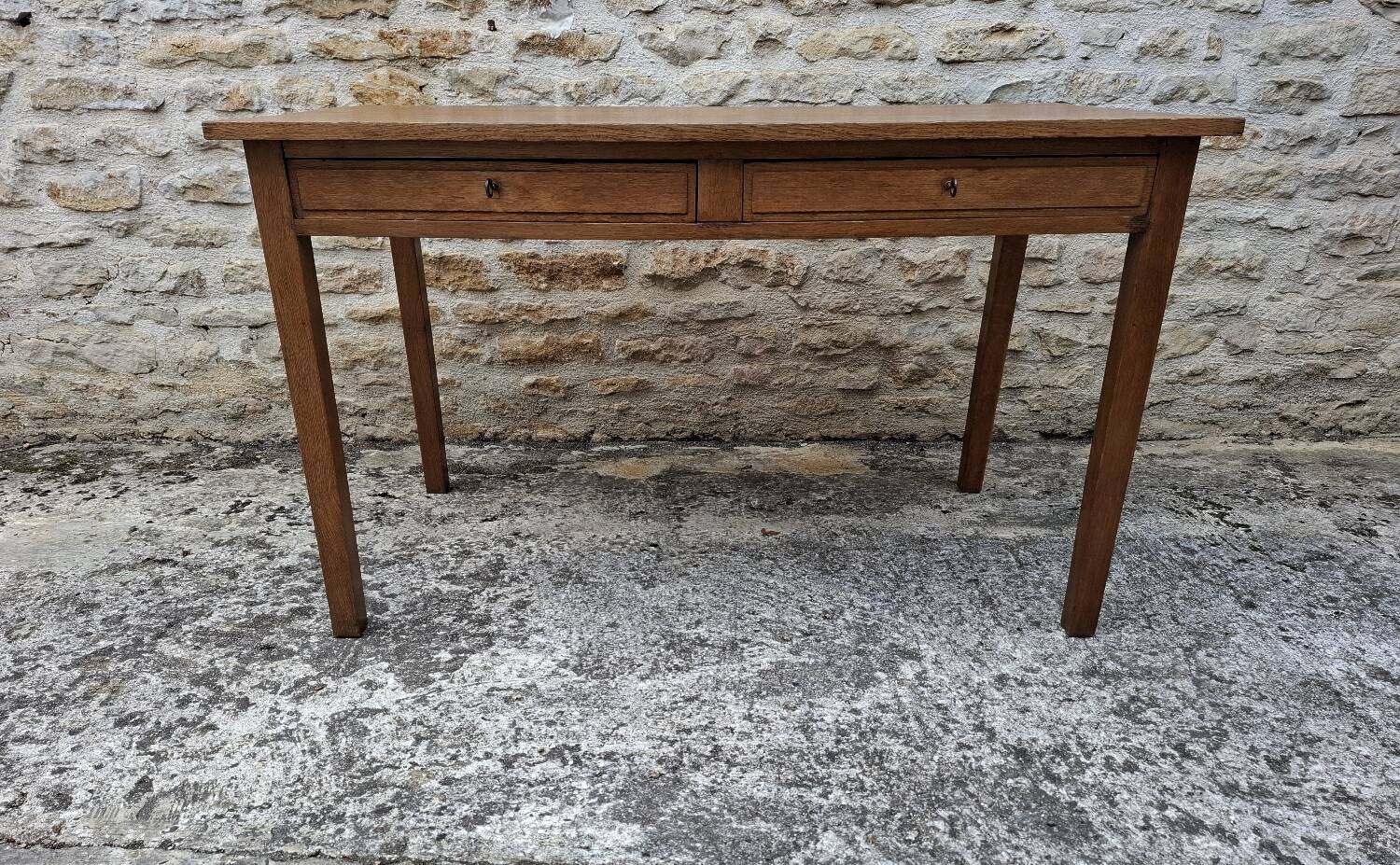 Oak farmhouse table 129 cm x 68 cm