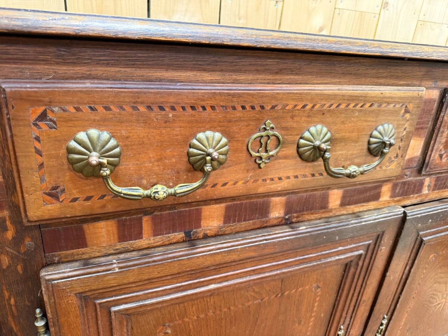 Enfilade Style Louis XV – Chêne Massif & Marqueterie – XVIIIe