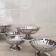 6 dessert bowls by Guy Degrenne in 18/10 stainless steel